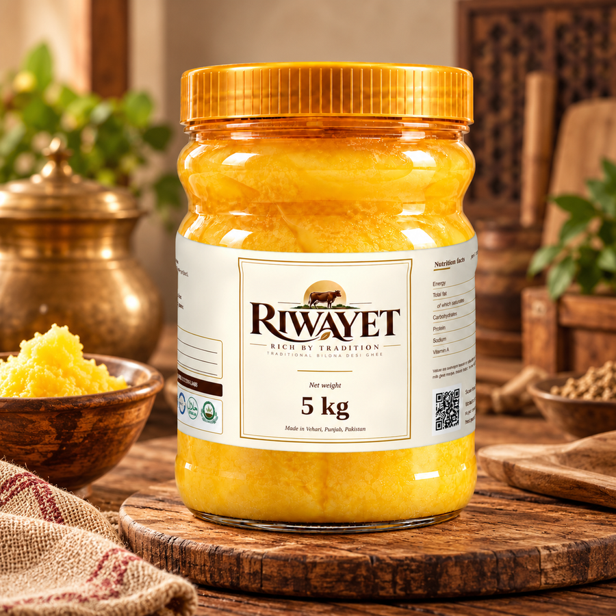 RIWAYET Bilona Desi Ghee 5 KG bulk jar product image