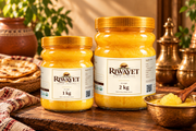 RIWAYET Family Bundle — 1 kg plus 2 kg desi ghee jars